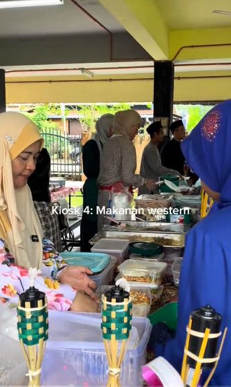 jamuan sekolah mirip buffet hotel
