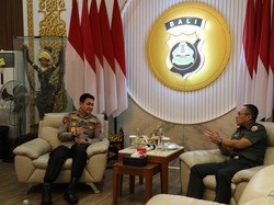 Kapolda Bali Terima Kunjungan Pangdam IX/Udayana