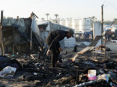 Penampakan Tenda-tenda Pengungsi Palestina Hancur Diserang Israel