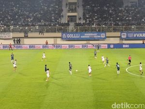Liga 1: PSS Sleman Tertinggal 0-1 dari Dewa United di Babak Pertama