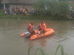 Balita Diduga Tenggelam di Sungai, BPBD Sidoarjo Masih Dalam Pencarian