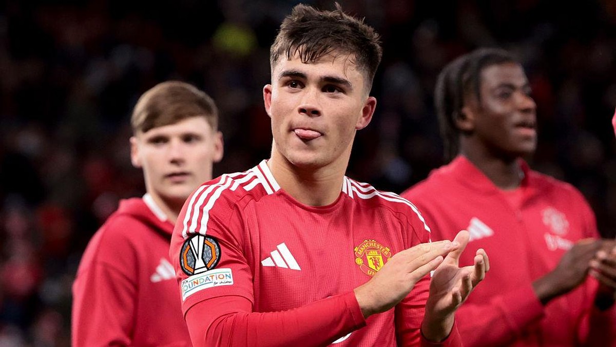 Pemain muda Manchester United Harry Amass (Getty Images/Jean Catuffe)