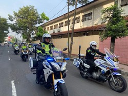 Kapolres Purbalingga Naik Motor Pantau Ibadah Jumat Agung di Sejumlah Gereja