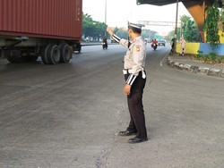 Pagi Ini, Lalin Arah Pelabuhan Tanjung Priok Kembali Normal