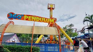 Wahana Ekstrem 360 Pendulum Jatim 1 Park Disetop Polisi Usai Pengunjung Terjatuh