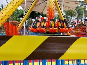 Video: Wahana Ekstrem Pendulum Jatim Park Disetop Polisi Seusai Pengunjung Terjatuh