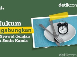 Hukum Menggabungkan Puasa Syawal dengan Puasa Senin Kamis