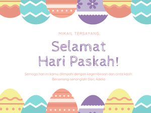 40+ Ucapan Selamat Paskah 2025 Menyentuh Hati dan Sarat Makna, Yuk Bagikan! 40+ Ucapan Selamat Paskah 2025 Menyentuh Hati dan Sarat Makna, Yuk Bagikan!