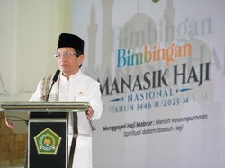 Hadir dalam Bimbingan Haji Nasional, Menag Ingatkan Jemaah untuk Doakan Palestina