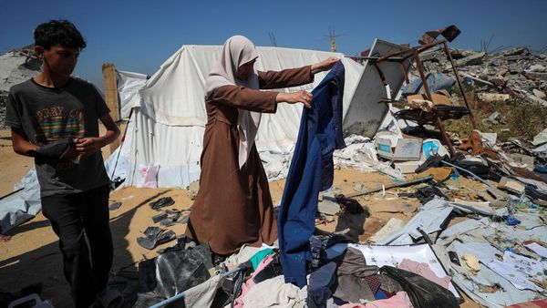 Penampakan Kamp Pengungsi di Jabalia Gaza Hancur Diserang Israel