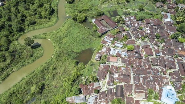 Potret Sungai Asam yang Bakal Dinormalisasi Guna Pengendalian Banjir