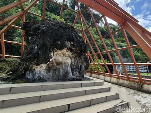 Ada Batu Ajaib di Geyser Cisolok, Jejak Endapan Ribuan Tahun Ada Batu Ajaib di Geyser Cisolok, Jejak Endapan Ribuan Tahun
