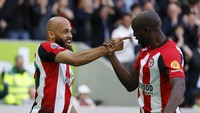 Di musim panas 2025, Brentford jual Bryan Mbeumo ke MU dan Yoane Wissa ke Newcastle. Total penjualan keduanya 132 juta Euro atau setara Rp 2,6 triliun. Keduanya dulu dibeli dengan total hanya 16 juta Euro (Action Images via Reuters/Peter Cziborra)
