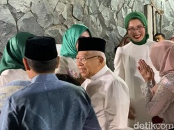 Maruf Amin, Dasco hingga Ahmad Dhani Hadiri Halal Bihalal di Kediaman Cak Imin