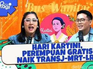 Hari Kartini, Perempuan Gratis Naik TransJ-MRT-LRT