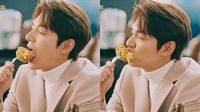 Gaya Keren Lee Min Ho saat Makan Ayam Goreng dan Pizza