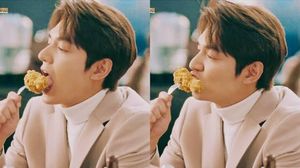 Gaya Keren Lee Min Ho saat Makan Ayam Goreng dan Pizza