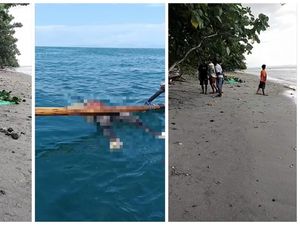 Mayat Pria Ditemukan Mengapung di Tengah Laut Lampung Selatan