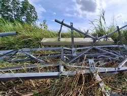 Tower BTS di Ogan Ilir Roboh Usai Diterjang Angin Kencang