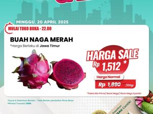 Belanja Buah Naga Pasti Lebih Murah di Transmart Full Day Sale, Sikat! Belanja Buah Naga Pasti Lebih Murah di Transmart Full Day Sale, Sikat!