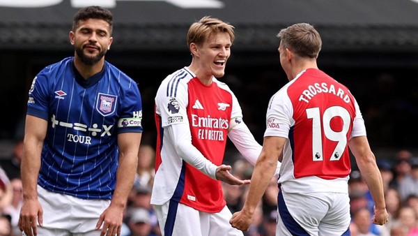 Ipswich Vs Arsenal: Trossard Senang Meriam The Gunners Masih Galak