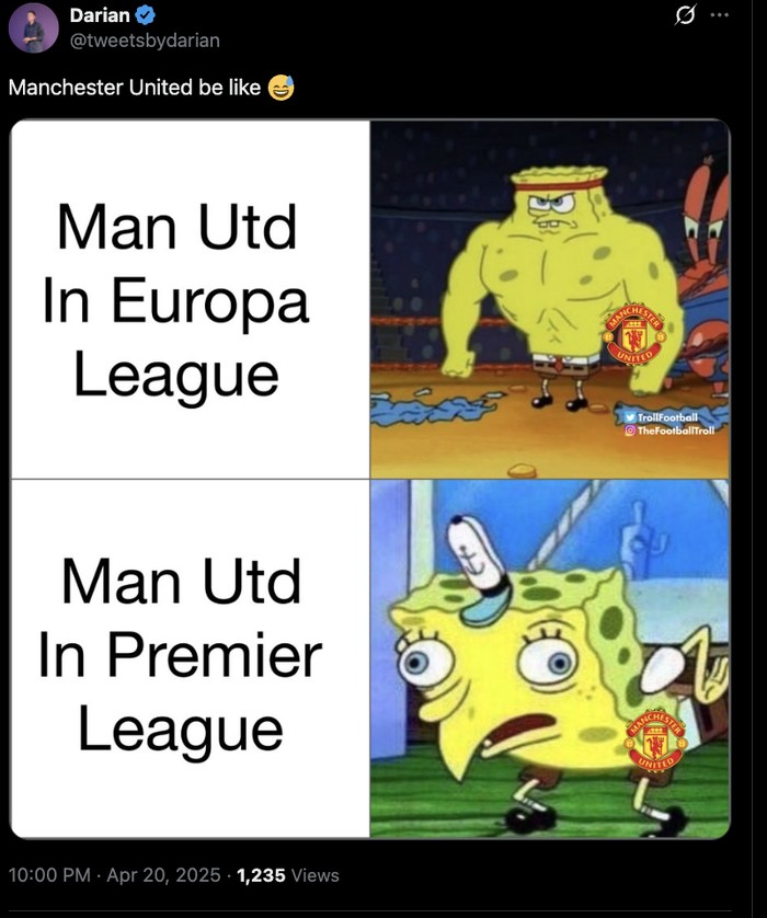 Meme MU EPL UEL Meme MU EPL UEL