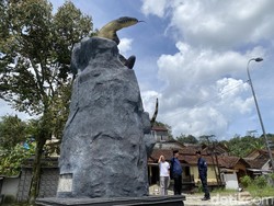Patung Biawak Wonosobo Tuai Pujian: Mirip Asli, Anggaran Diklaim Minimalis