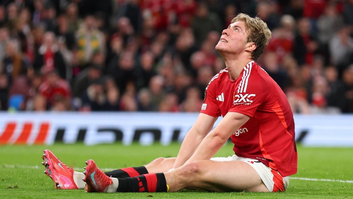 Rasmus Hojlund masuk radar Fulham. (Foto: Getty Images/Molly Darlington/Copa)