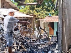 Lupa Matikan Kompor, Bengkel Motor di Purwakarta Ludes Terbakar