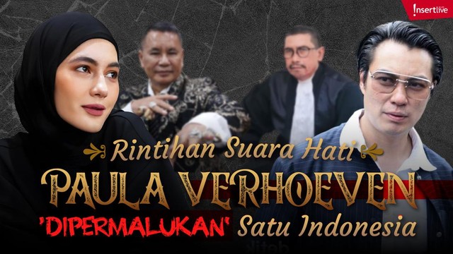 Berita Seputar Selebriti Insertlive Terkini : Rintihan Suara Hati Paula Verhoeven 'Dipermalukan' Satu Indonesia