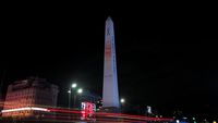 Obelisk Buenos Aires Tampilkan Wajah Paus Fransiskus yang Tutup Usia
