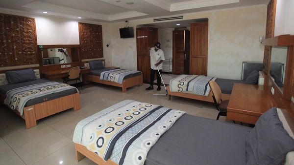 Potret Persiapan Asrama Haji Pondok Gede