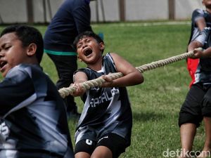 Seru! Ratusan Siswa Ikuti Pekan Olahraga Tradisional