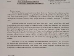 Perbekel Ungkap Alasan Belum Teken Izin Penyanding Minimarket di Angantaka