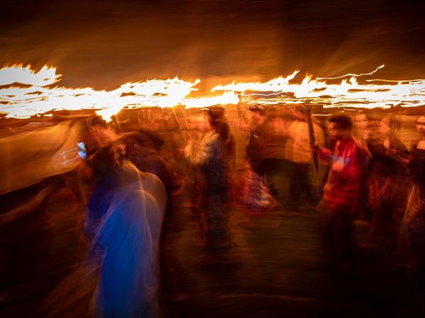 Melihat Tradisi Lamporan di Lereng Pegunungan Kendeng