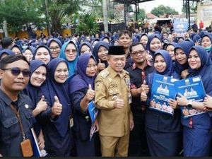 Ratusan Tenaga Non ASN di RSUD Jambi Terima SK Kepegawaian