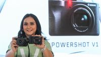 Wujud Canon EOS R50V dan PowerShot V1, Kamera Konten Kreator