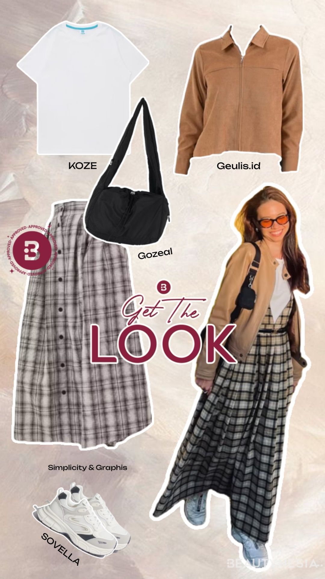 Get The Look: Inspirasi Mix and Match Motif Plaid ala Yuki Kato, Kasual tapi Tetap Stylish!