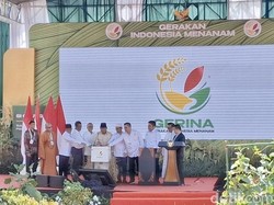 Prabowo Luncurkan Gerakan Indonesia Menanam di Ogan Ilir