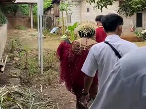 Viral Wanita Berbaju Pengantin Jawa Foto di Kuburan, Ini Kisah di Baliknya