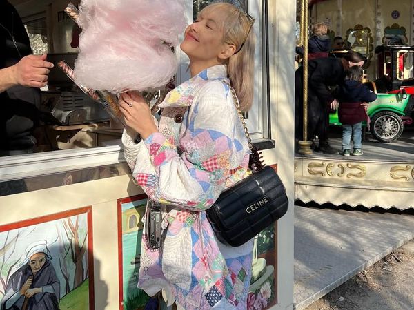 Gemas! 10 Momen Lisa BLACKPINK Jajan Permen Kapas hingga Truffle