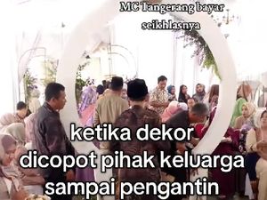 Viral Dekorasi Pernikahan Mendadak Dibongkar, Reaksi Pengantin Jadi Sorotan
