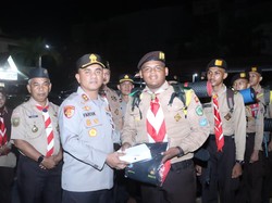 Dilepas Kapolres, Kontingen dari Inhil Riau Siap Sukseskan Jambore Karhutla