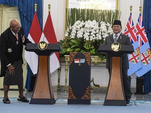 Momen Presiden Prabowo Terima Kunjungan PM Fiji di Istana Merdeka Momen Presiden Prabowo Terima Kunjungan PM Fiji di Istana Merdeka
