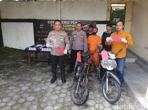 Kesal Spot Mancing Diserobot, Pria Asal Gamping Bakar 2 Motor Pemancing