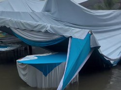 Kisah Pengantin Viral Diterpa Ujian, Tenda Patah Karena Banjir H-1 Resepsi