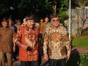 Disambut Hendropriyono, Dasco Kunjungi Kraton Majapahit Jakarta Disambut Hendropriyono, Dasco Kunjungi Kraton Majapahit Jakarta