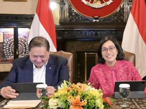 Negosiasi Tarif, Airlangga & Sri Mulyani Bertemu Menkeu AS Sccot Bessent