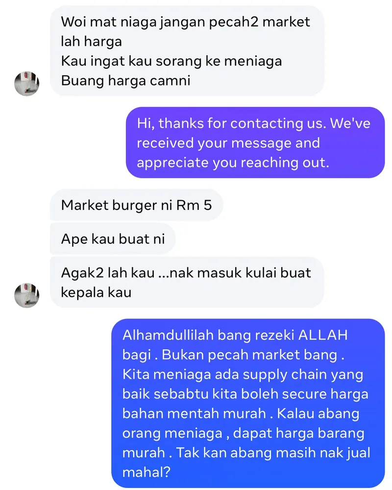 Jual Burger Rp 15 Ribu, Penjual Ini Dilabrak Karena Harganya Kemurahan