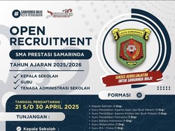 SMA Prestasi Samarinda Buka Lowongan Besar-besaran, Gaji hingga Rp 12 Juta